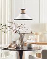 Lampe suspension blanc et naturel MANTUA_836998