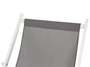 Sedia a sdraio pieghevole LOCRI II Metallo Grigio_926337