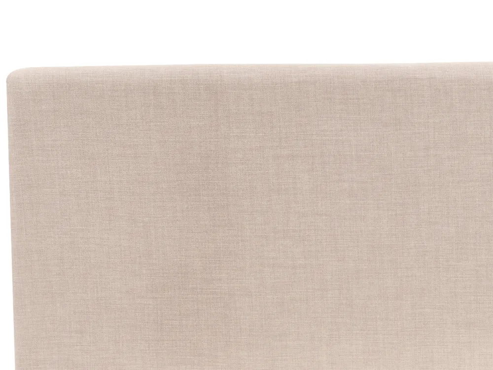 Lit avec sommier Tissu FITOU 140 x 200 cm Beige_875998