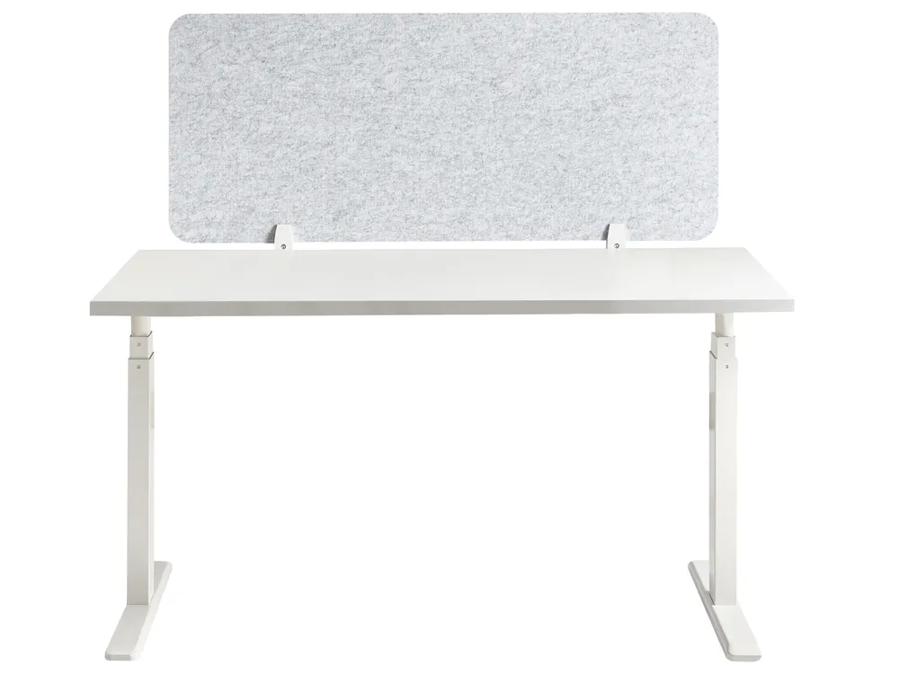 Desk Screen SPLIT 120 x 50 cm Grey_1055820