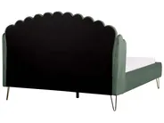 Bett mit Lattenrost Samtstoff AMBILLOU 160 x 200 cm Grün_902529