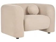 Set da salotto 5 posti LEIREN Bouclé Beige_920737