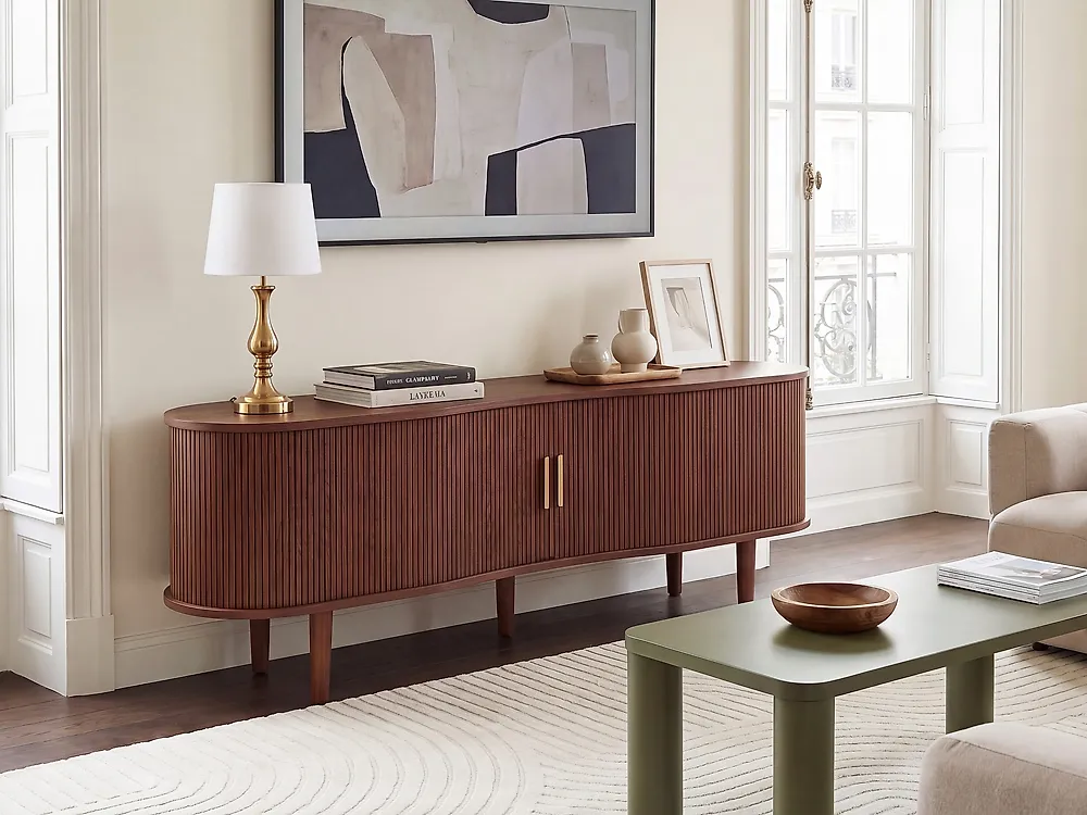 TV Stand LAURA Dark Brown