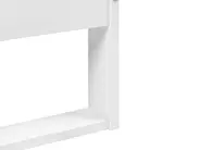 Bett ohne Kopfteil Kiefernholz TALAIRAN 90 x 200 cm Weiß_1131499