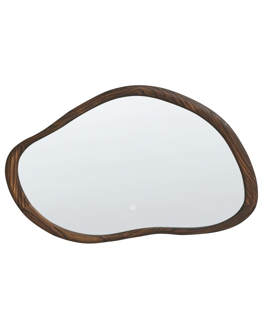 LED-badeværelsesspejl MANCEY 93 cm 60 cm Mørkebrun