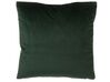 Conjunto de 2 almofadas decorativas em veludo verde escuro 45 x 45 cm CELOSIA_770081