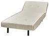 Sofá-cama de 1 lugar em tecido bouclé creme claro VESTFOLD_930407