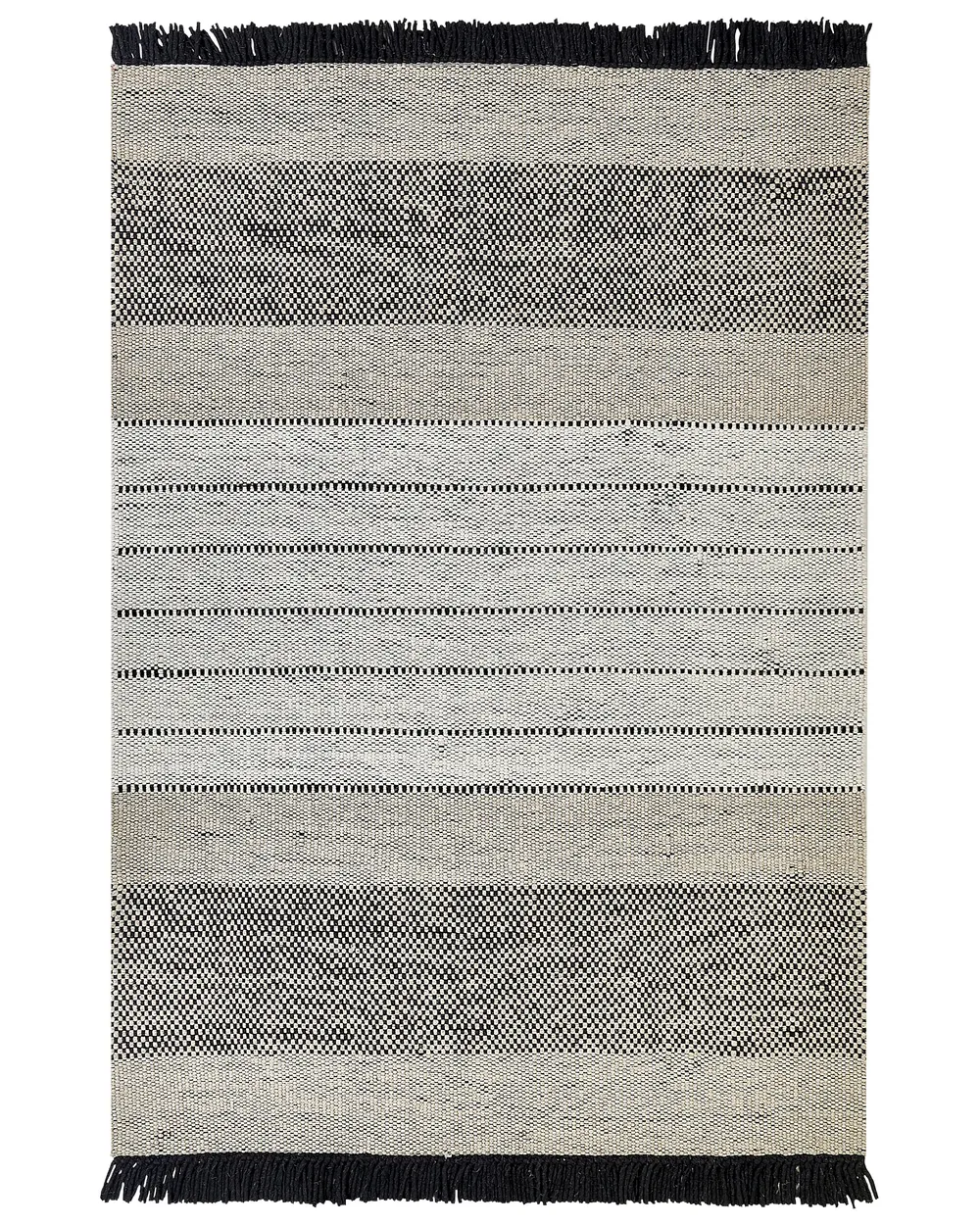 Wool Area Rug Beige and Black YAZLIK Various Sizes