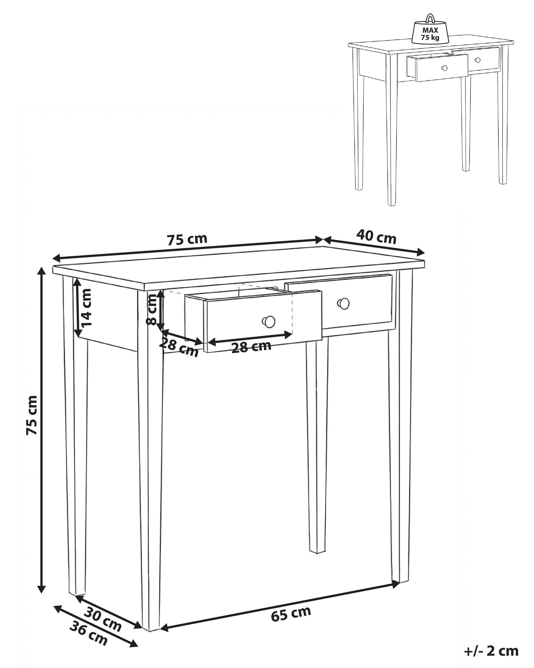 Console Table YIRRA White_1033230