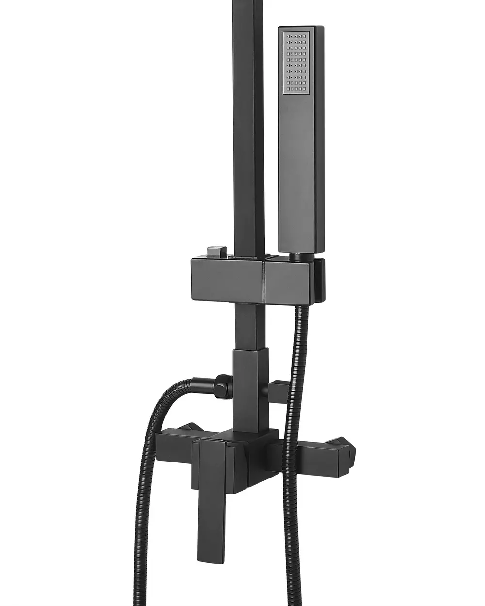 Set doccia con miscelatore e soffione a pioggia TAGBO Nero_786932