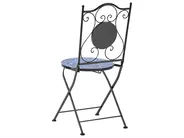 Set bistrot Pieghevole CIGLIANO Metallo Nero_919876