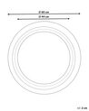 Round Wall Mirror ø 60 cm Off-White DELICIAS_848605