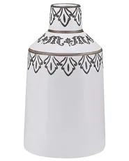 Wazon na kwiaty AMISOS 25 cm Kamionka Biały_810615