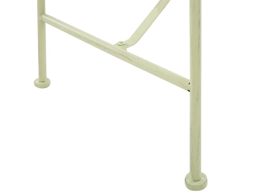 Ławka ogrodowa MILAZZO 130 cm Metal Jasnozielony_825350