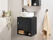 Szafka łazienkowa wisząca pod umywalkę LIMERIA 45 cm Czarny_978224