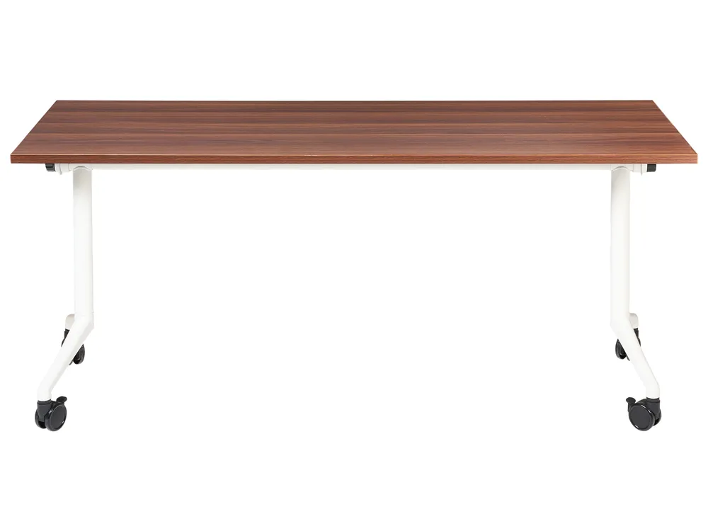 Foldable Office Desk CAVI 160 cm 60 cm Dark Brown_1030696