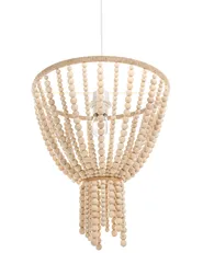 Chandelier PUSWELI Wood Light Brown_1003623