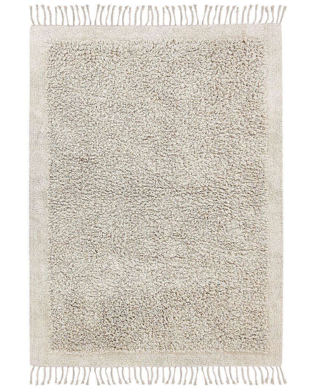 Tapis BITLIS Beige clair 140 x 200 cm Coton