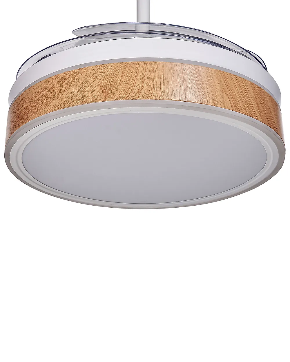 Wentylator sufitowy z lampą FREMONT Z pilotem LED Biały_862435