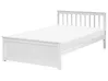 Bed Pine Wood OLENDON 120 x 200 cm (EU Small Double) White