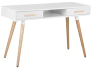 Home Office Desk FRISCO 120 cm 50 cm with Storage White_744009