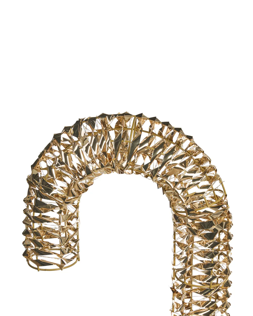 Outdoor Decoration LED NORRESO 74 cm Candy Cane Gold_1015647