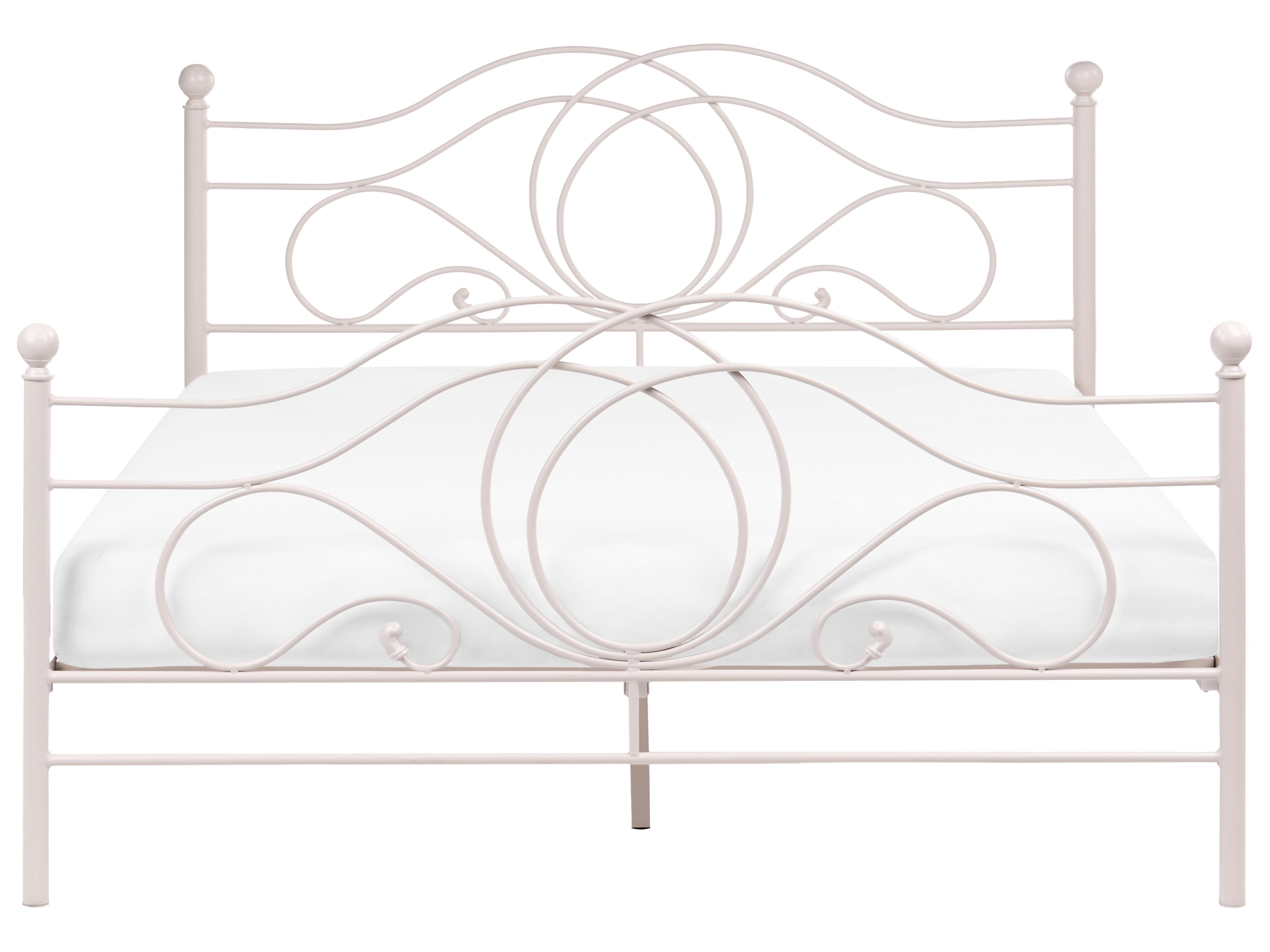 Cama Metal LYRA 160 x 200 cm Creme claro_1162026