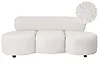Sofa 3 Seater BLAVAND Boucle Off-White