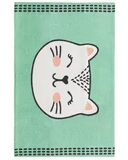 Kids Rug HOWRAH Light Green 60 x 90 cm Cotton_790869