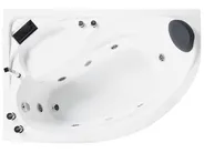 Corner Hot Tub with LED NEIVA 1500 x 1000 mm White Right Hand_796391