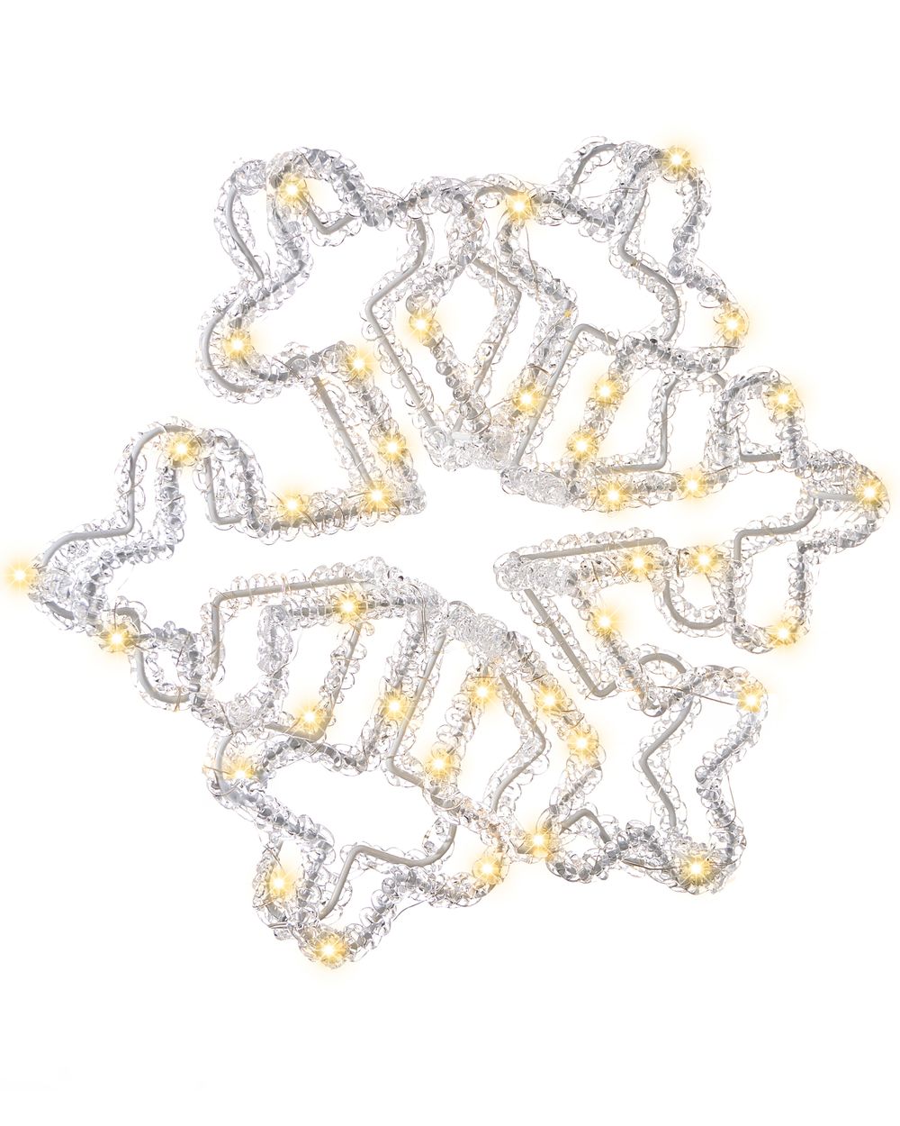 Outdoor Decoration LED SILVERAN 28 cm Snowflake White