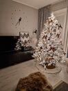 Künstlicher Weihnachtsbaum schneebedeckt 180 cm weiß BASSIE_838307