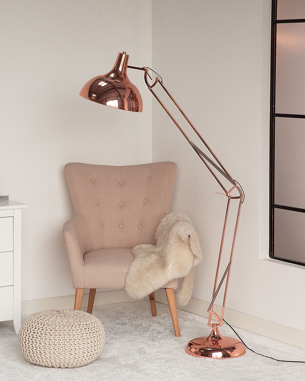 Copper floor lamp the range on sale