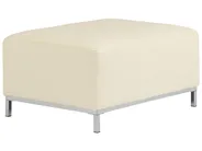 Ottoman OSLO Leather Light Beige_303590