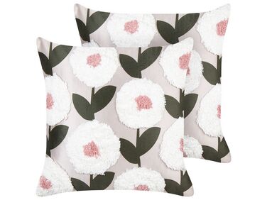Homescapes Federa Cuscino Decorativo 45x45 Cm – 100% Cotone E Ciniglia, Colore Rosa Pastello, Morbida E Lavabile, Per Divano E Letto