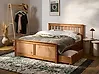 Bed with 2 Drawers OLENDON Pine Wood Brown 120 x 200 cm (EU Small Double)