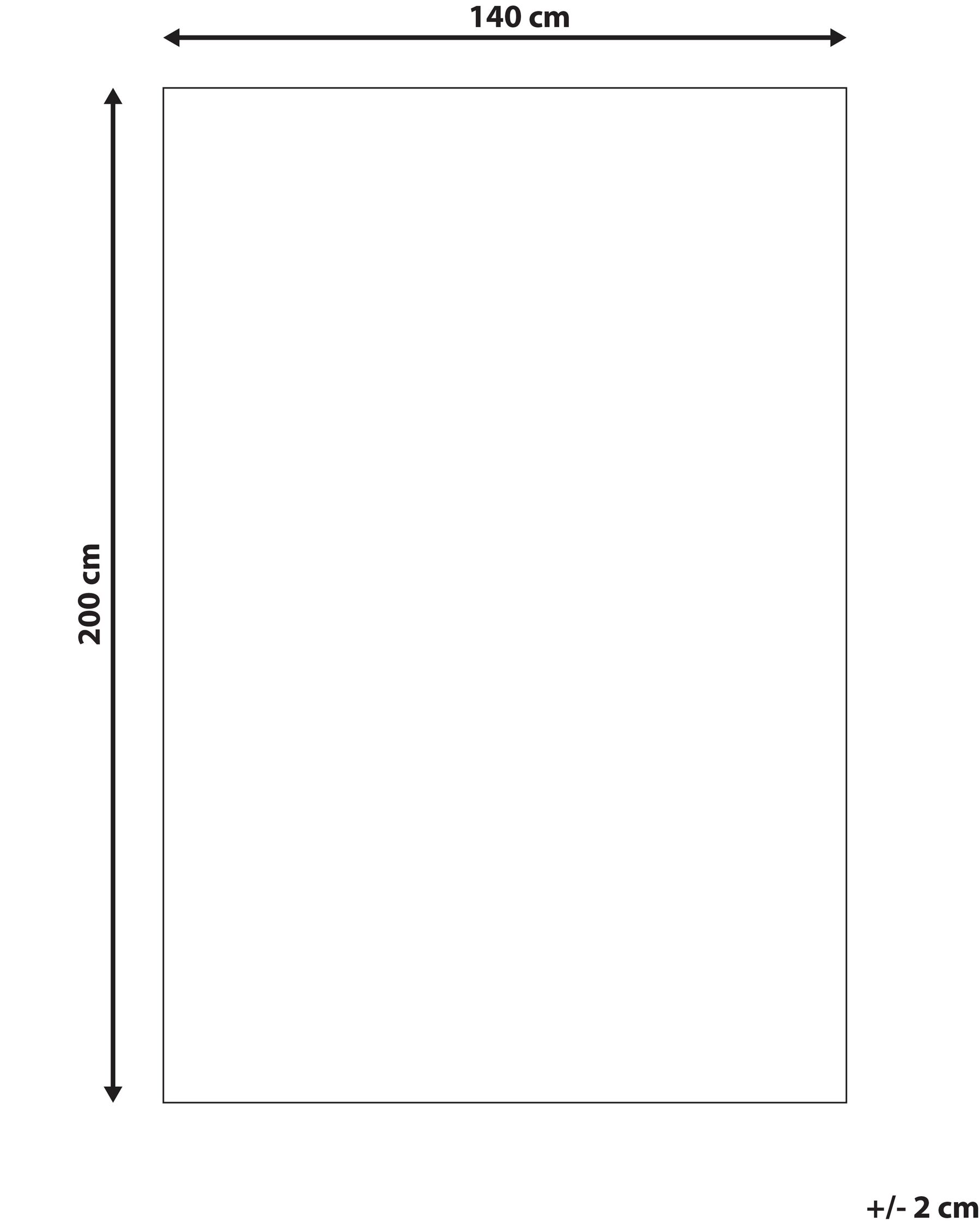 Wool Area Rug 140 x 200 cm White and Blue AHMETLI_836687 Wool Area Rug 140 x 200 cm White and Blue AHMETLI_836687