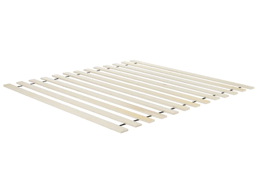 Bed without Headboard Wood ANTRAS 160 x 200 cm (EU King Size) Light Brown_1032886