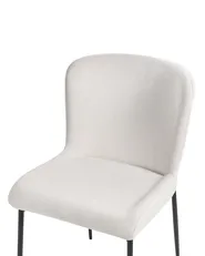 Set di 2 sedie da pranzo ADA Bianco sporco_867421