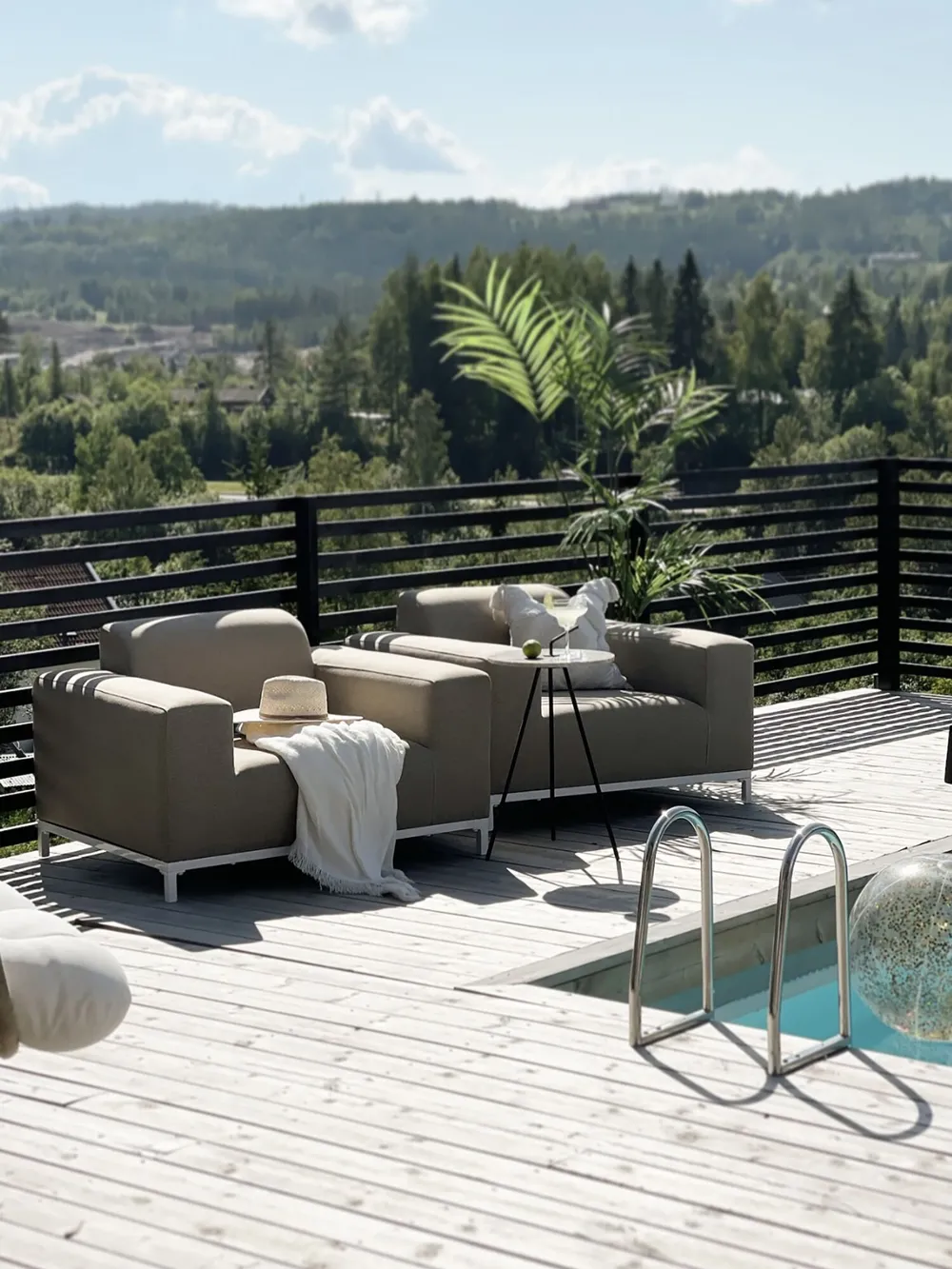 Set di 2 poltrone ROVIGO Tessuto Beige_877828