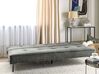 Fabric Sofa Bed Dark Grey ESSVIK_894365