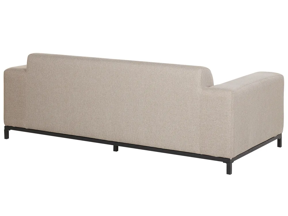 Garden Lounge Set with Table 5 Seater ROVIGO Beige_795049
