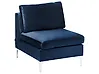 1-Seat Section EVJA Velvet Navy Blue