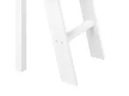 Mid Sleeper Bed Pine Wood ASCOUX 90 x 200 cm (EU Single) White_962454