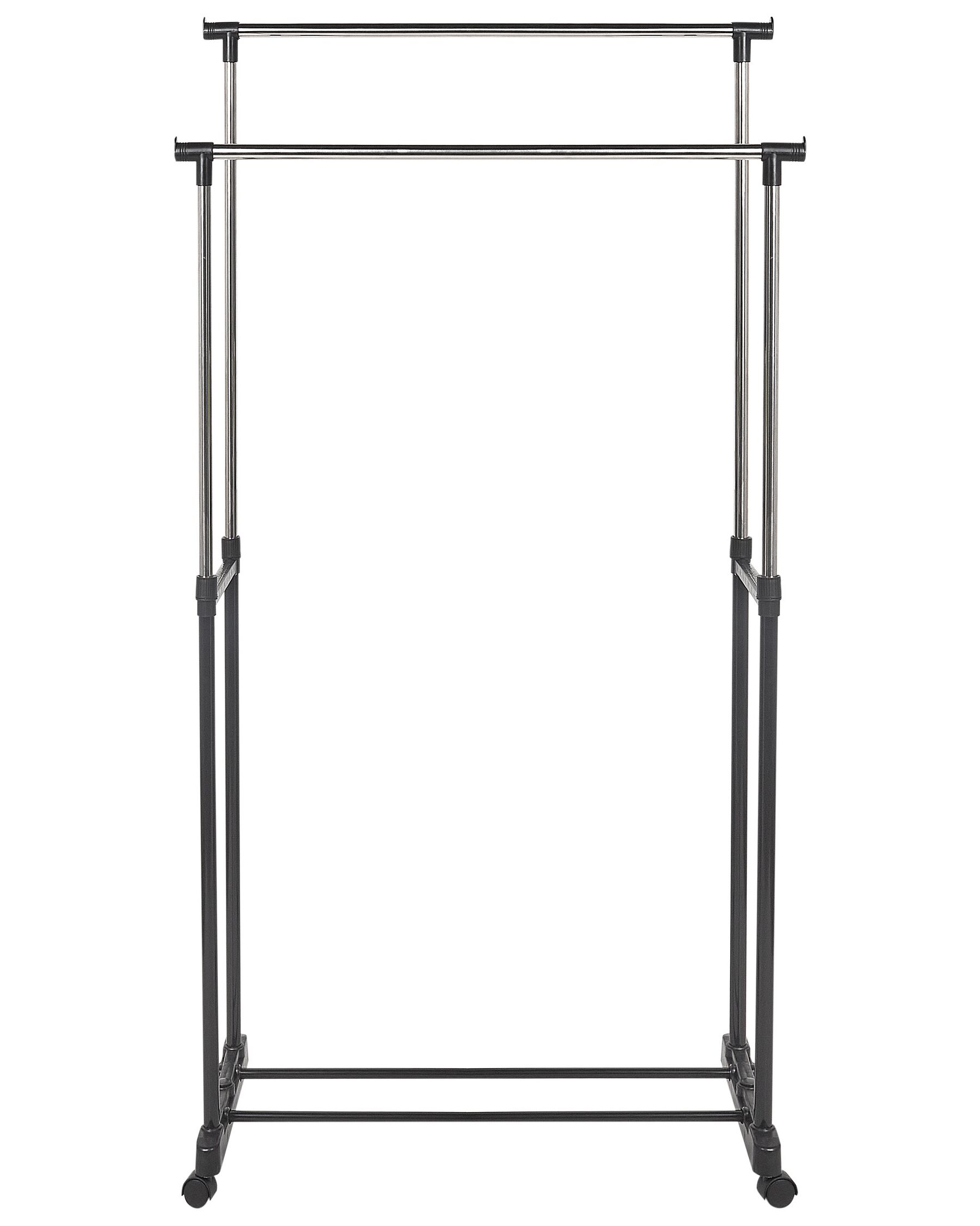 Kleiderständer Metall schwarz / silber 160 cm GILMER_935119