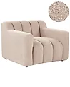Sillón AGERUP Bouclé Beige