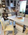 Extending Dining Table 160-200 x 90 cm White SANTANA_888000