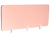 Desk Screen SPLIT 180 x 50 cm Peach Pink