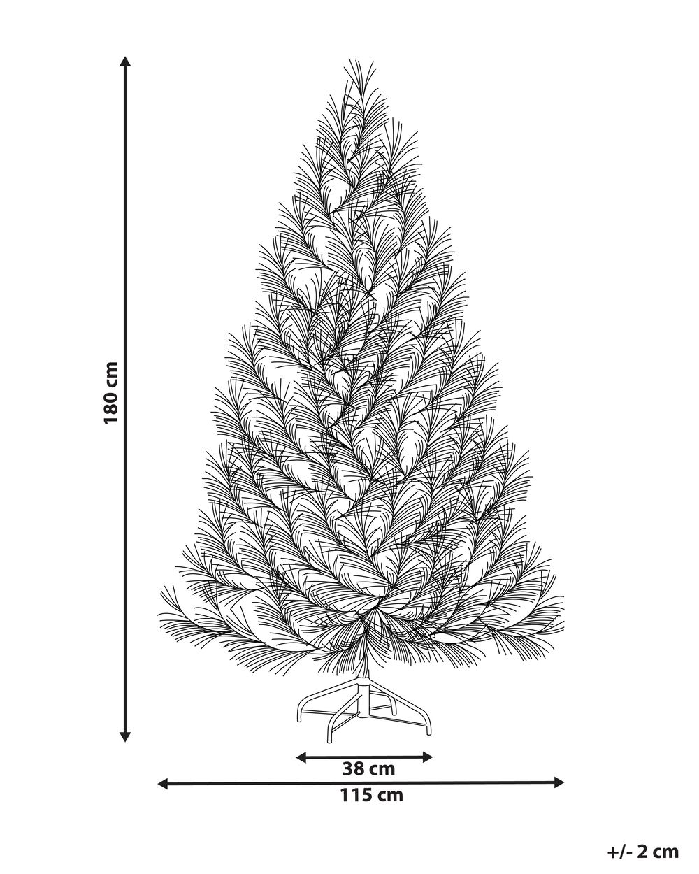 Albero Di Natale Betulla Illuminato MAKA - 45cm, Luci LED, Argento, Con Effetto Lucciole - Foto 7