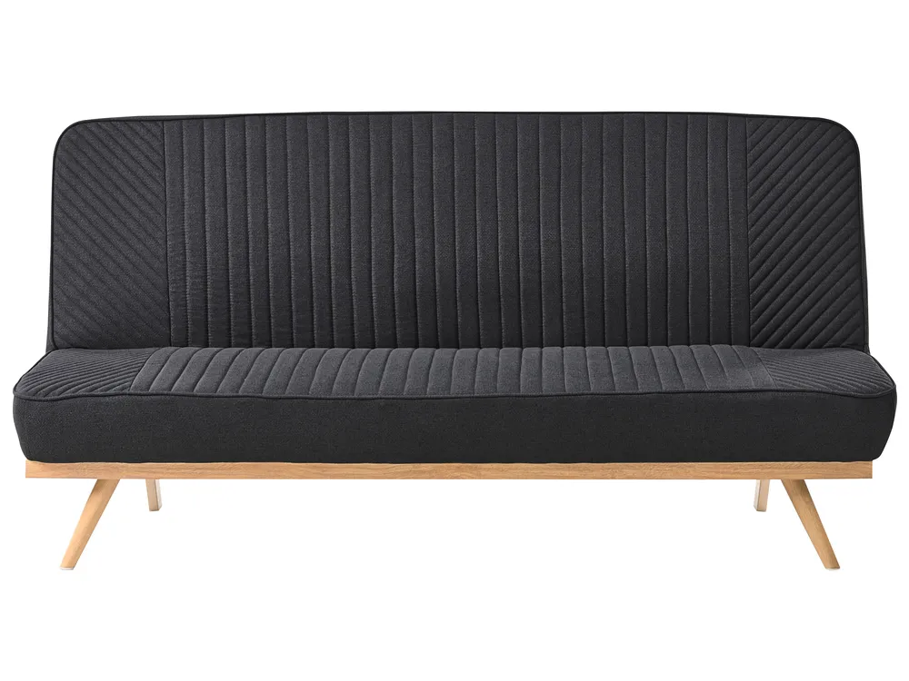 Sofa rozkładana dla 2 osób KALFAFEL Czarny